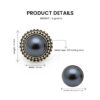Black Pearl Gemstone Studs Graph