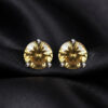 Citrine Gemstone Stud Jewellery