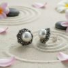Pearl Gemstone Stud Jewellery
