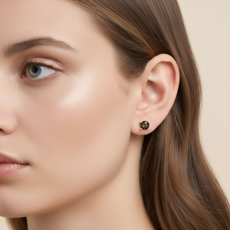 Smoky Topaz Gemstone Sutd jewellery