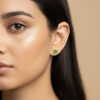 Peridot Gemstone Stud Earring Jewellery