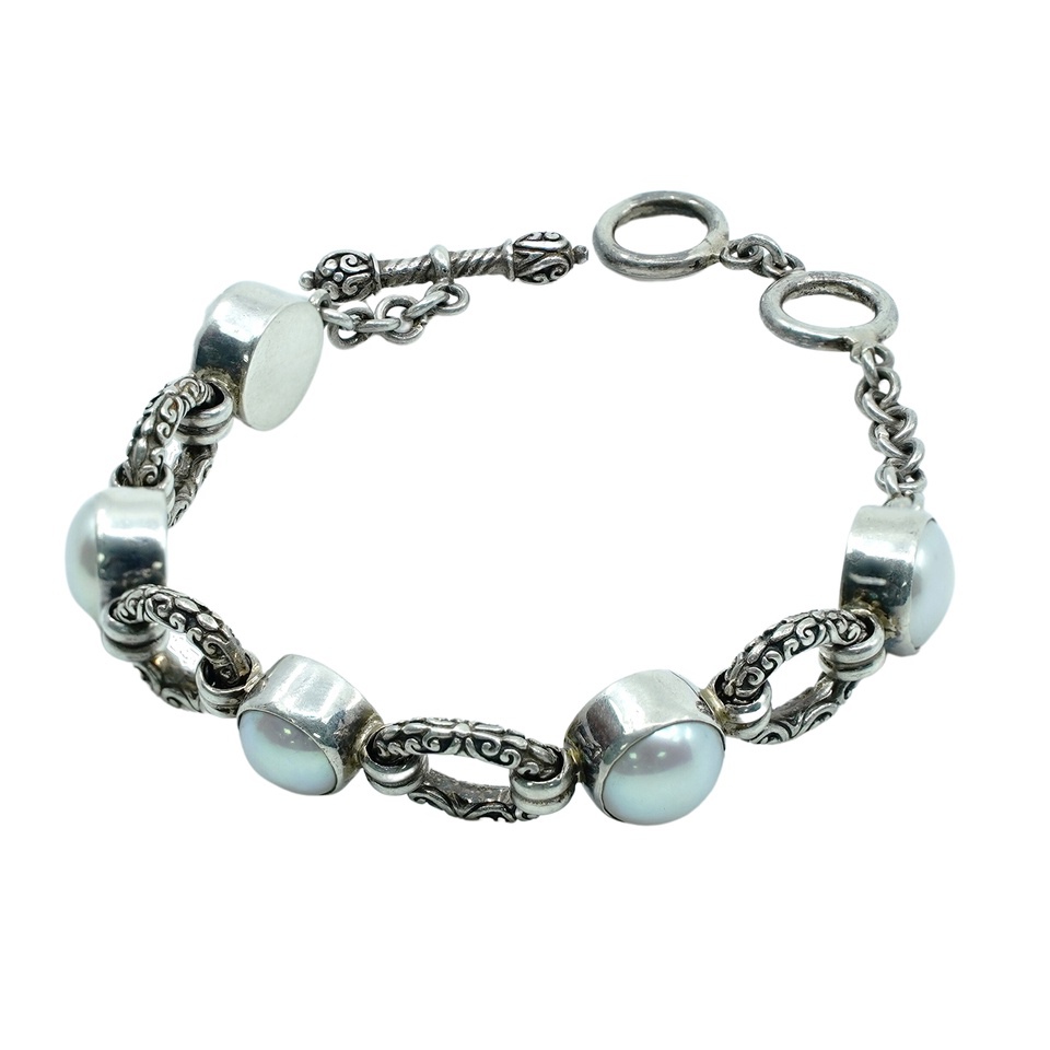 Pearl Bracelet in 925 Sterling Silver