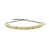 Ethiopian Opal Beaded Sterling Silver Adjustable Bracelet