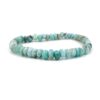 Larimar gemstone beaded bracelet