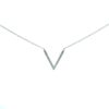 Minimalist V-shaped necklace with sparkling Cubic Zirconia stones