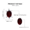 Turtle Shape Studs with Garnet Gemstone Stud Jewellery