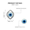 Evil Eye Stud Earring Jewellery