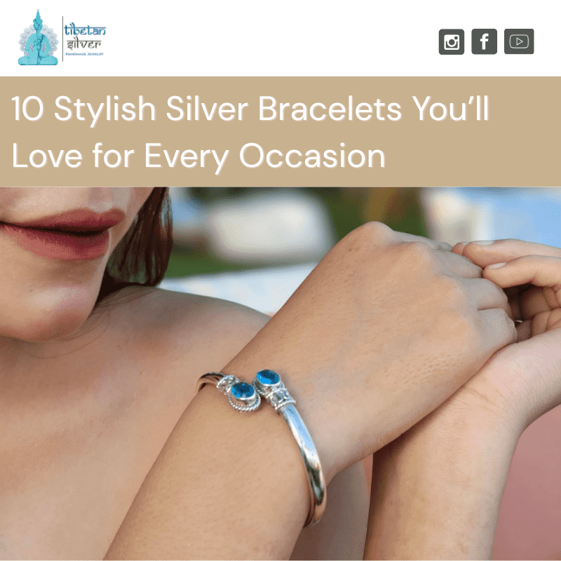 Stylish silver bracelets for all occasions