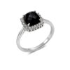 Black Onyx Statement Ring for Women 925 Sterling Silver